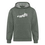 Deadbyrd Logo Organic Cotton/Recycled Polyester Hoodie - heather military green