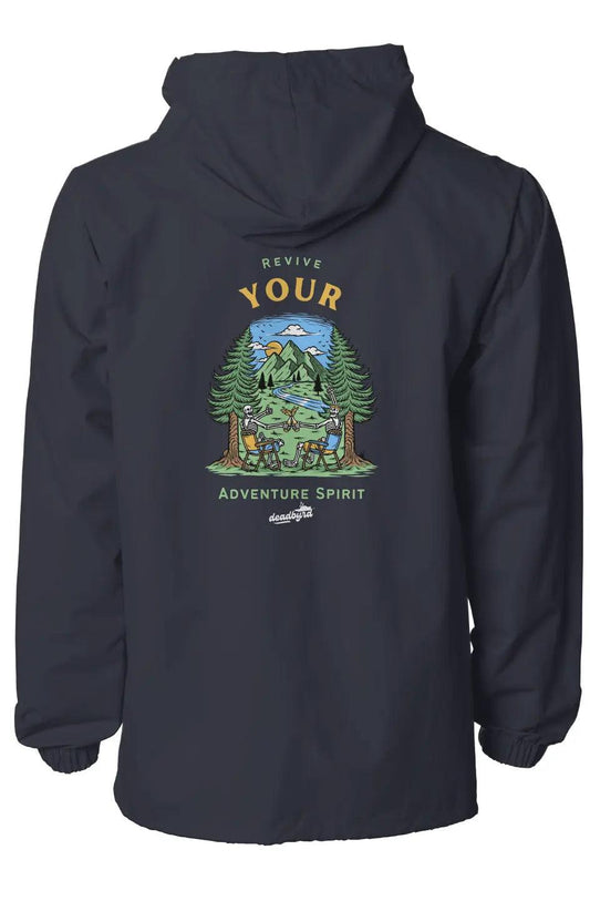 Adventure Spirit Water-Resistant Hooded Windbreaker - Deadbyrd