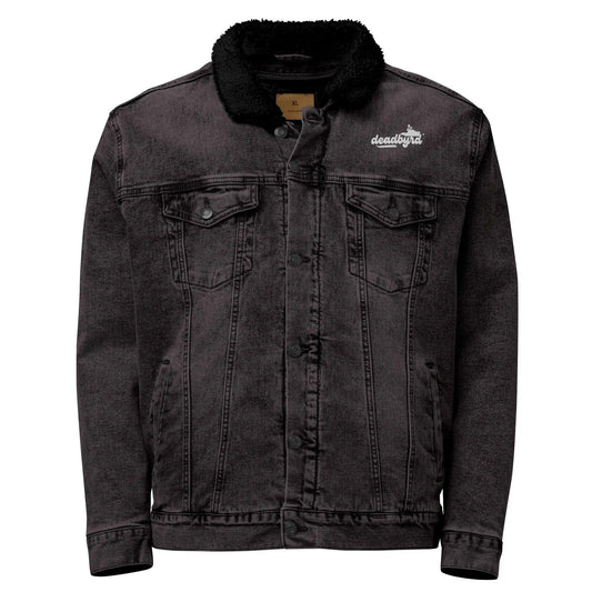 Deadbyrd Denim Sherpa Jacket- Black Denim Deadbyrd