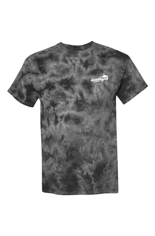 Deadbyrd Logo Crystal Wash T-Shirt- Black - Deadbyrd