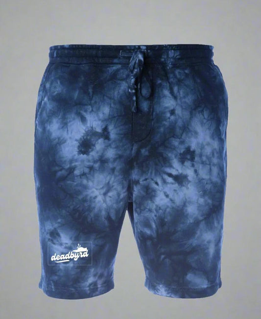 Deadbyrd Radiant Ripple Tie Dye Fleece Shorts - Deadbyrd