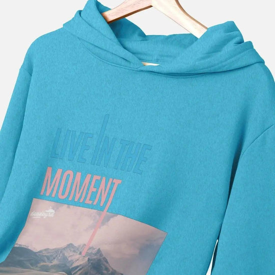 Organic Cotton Women's Live in the Moment Hoodie Deadbyrd