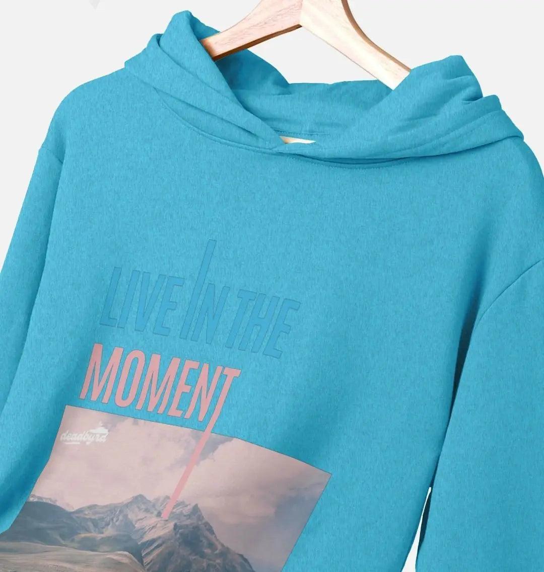 Organic Cotton Women's Live in the Moment Hoodie Deadbyrd