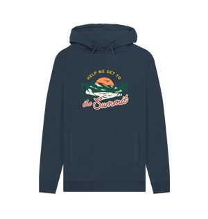 Navy The Summit Organic Cotton Hoodie